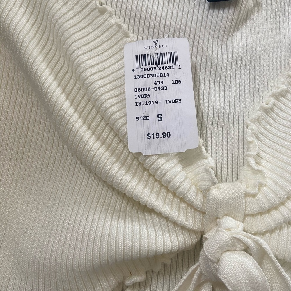Tie up crop top, never worn